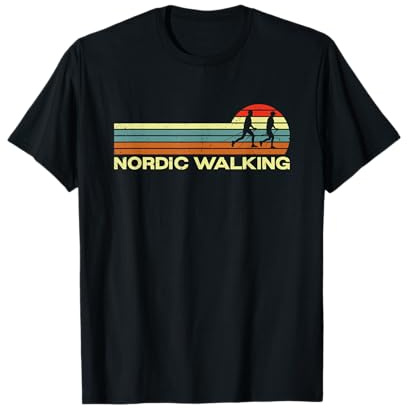 Tenue de marche nordique pour personnes âgées, marcheurs nordiques et autres T-Shirt