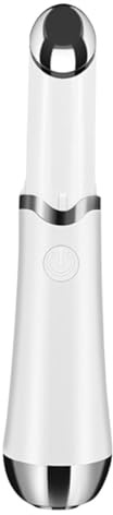 MOTHNUR Electric Eye Massage Device for Skin Care and Anti-aging with Ergonomic Design, Abs and PC Material, for Use with Skin Care Products, White Colour Eye Massager Tool