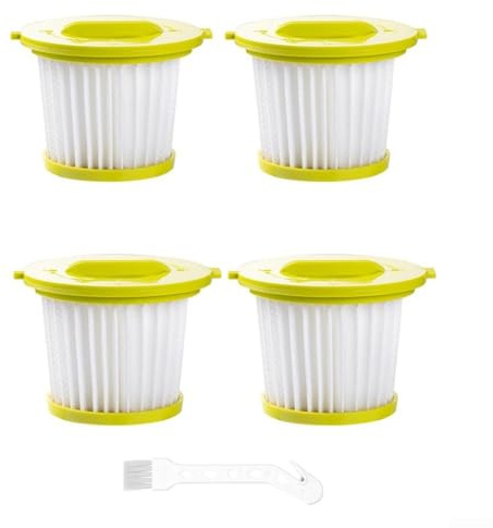 Staubsauger Standard Filter Set kompatibel mit PCL700 PCL704 CL705 18V Performance Handstaubsauger inkl. 4 Ersatzfilter und Reinigungsbürste Easy