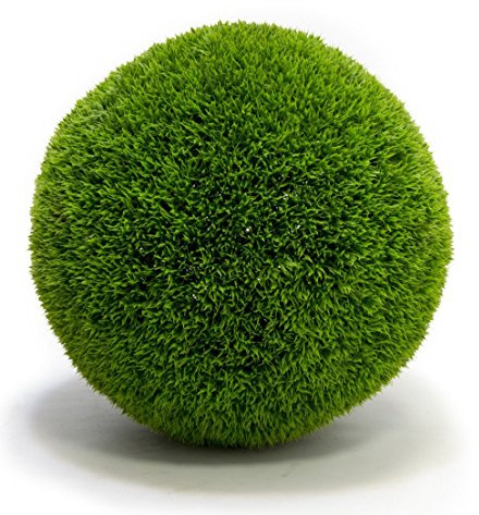 Primrose 28cm Artificial Topiary Balls Realistic UV Resistant Non-Fading Fake Plastic Grass