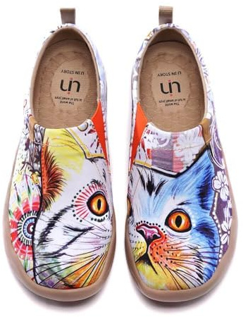UIN Damen Slip On Loafer Schuhe Leichtgewicht Wanderschuhe Lässiger Reiseschuhe Komfort Mode Sneaker Toledo I Minimalistische Themen