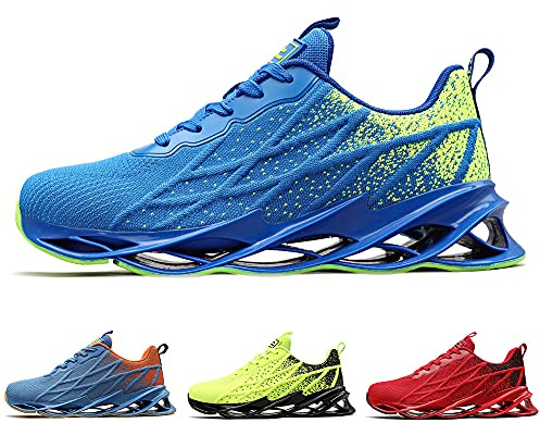 Basket Femme Homme Chaussure Outdoor Running Gym Fitness Sport Sneakers Style Multicolore Respirante Bluegreen 41 EU