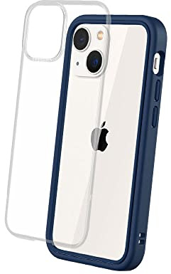 RhinoShield Funda Modular Mod NX para iPhone 13 Mini | Funda tipo Bumper con placa trasera, diseño modular de 2 posiciones y protección anticaídas de grado militar.