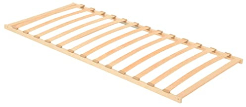 vidaXL Lattenrost mit 13 Latten Rolllattenrost Rollrost Holzlatten Bettrost Lattenrahmen Holzlattenrost Matratzenrost Latten Rost 90x200cm