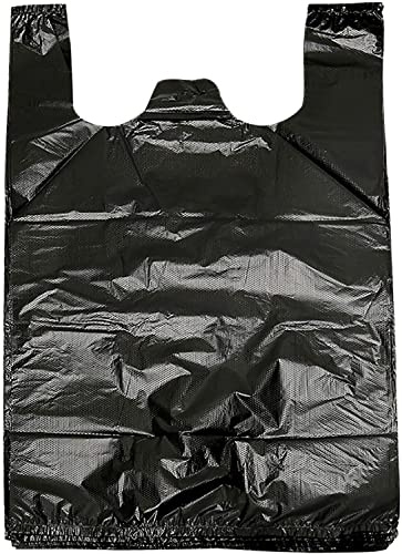 Bolsas de basura pequeñas supergruesas con asa, bolsas de basura negras de 4 galones para cocina, oficina, viajes y hogar (200 unidades)