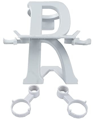 Soporte de Pantalla VR para Pico 4,Soporte de Almacenamiento para Auriculares de Realidad Virtual y Controlador,Accesorios VR,Colgador de Escritorio para Gafas VR (Blanco)
