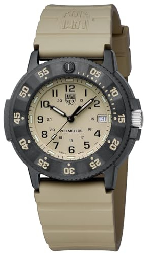 Luminox Orologio analogico al quarzo svizzero da uomo con cinturino in plastica XS.3010.EVO.S, Nero, NAVY SEAL 3000 EVO SERIES