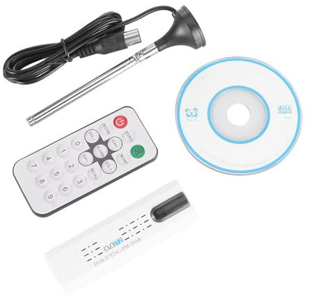 Lmohuytf USB 2.0 Digital DVB-T/T2 SDR++FM HDTV TV Tuner Mottagarsticka
