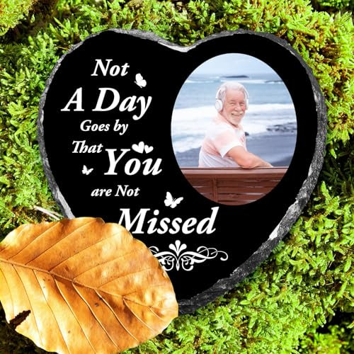 Skyeasure Cornice commemorativa personalizzata, con placca commemorativa in ricordo della persona cara, regalo commemorativo per la perdita di papà e mamma