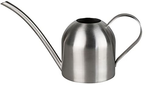 Lange Tülle Gießkanne Edelstahl Pflanze Wasserkanne Töpfe Metall Garten Gießeimer for Zimmerpflanzen Sukkulenten Blumen 500ml