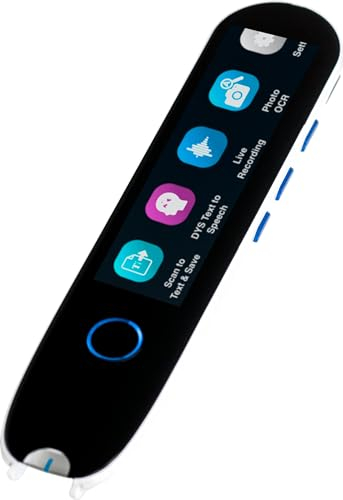 IRISPen Reader 8: Portable Scanner, Pen Scanner, Including OCR 48 Languages, Dyslexia Pen Voice Synthesis 5 Languages, OCR Photo - No Wi-Fi Required, Free Readiris PDF Software