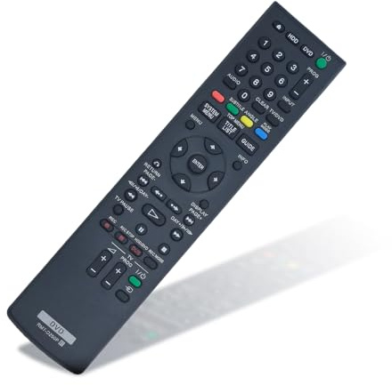 Universal TV Fernbedienung für Sony RMT-D250P, Ersatz DVD Player Fernbedienung für RDR-HX650 HX680 HX780, Kompatibel mit Sony RMT-D247P RMT-D251P RMT-D224P RMT-D258P RMT-D248P RMT-D249P RMT-D240A