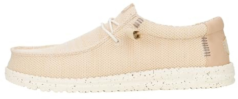 Hey Dude Stretch Sox beige mockasiner, Irländsk kräm egern, 44 EU