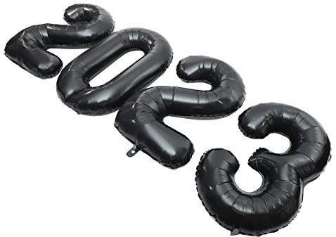 Cabilock Zahlen Ballons Mit Aluminiumfolie Für Neujahrsparty Dekoration Luftballons Für Party Requisiten Und Festivals