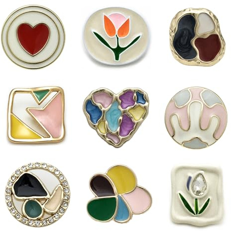 9 Stück Gold Retro Vintage Perle Knöpfe Herz KristallKnöpfe Nähen AufKnöpfe Verzierungen Runde Kunstperlen Knöpfe Faux Perle StrassKnöpfe Für Diy Crafts Schmuckherstellung Hochzeitsdekoration (4)