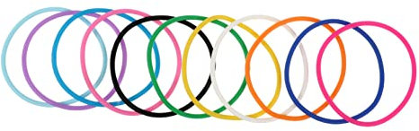 HONMEET Set 10 Pezzi Braccialetti Elastici in Gelatina Di Silicone Colorati, Braccialetti Di Gomma Morbida Per Donna e Ragazzo Ragazza, Accessori Moda Versatili Per Eventi, Festa e Uso Quotidiano