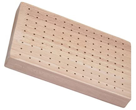 TOPPERFUN Supporto per Spiedini in Legno Porta Spiedini per Buffet Ed Espositore Porta Stuzzicadenti per Antipasti per Feste e Buffet Superficie Liscia Facile da Pulire