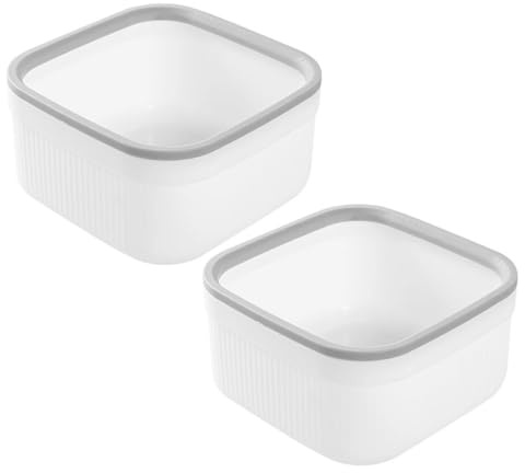Healifty Mini Poubelle De Bureau Sans Couvercle Blanche En Polypropylène Légère Compacte Pour Bureau Et Table Lot De 2 Pièces