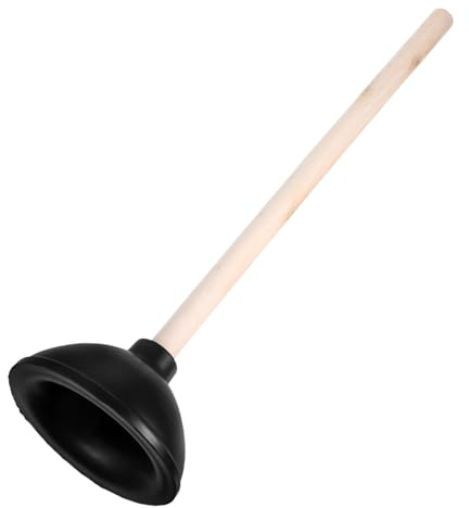 SOPOTUTU Toilet Unclogger Heavy Duty Rubber Plunger Handle for Bathroom Sink Drain Unblocking Tools Unclog Clogged Toilets
