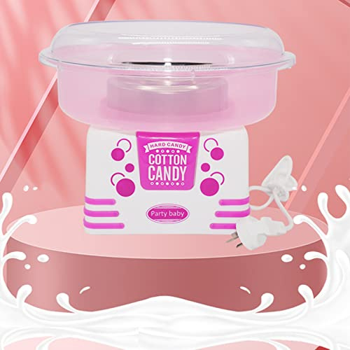NVYAZJ Food Grade Marshmallow Machine, Fully Automatic Fancy Mini Machine Electric, DIY Candy Granulated Sugar Cotton Candy Maker for Kids Adults Birthday Gift Party