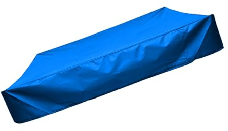 DIYEAH Kinder Sandkasten Abdeckung Quadratisch 200x200cm Wetterfeste Garten Sandkastenabdeckung Aus Robustem Material Mit Zugseil Faltbar Für Outdoor Und Reisen