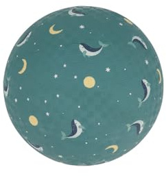 Monnëka Gummiball für Kinder 13 oder 18 cm für Strand und Pool | Whale Teal groß