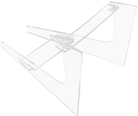 VICASKY Transparenter A-förmiger Acryl Gitarrenständer für Gitarre und Bass mit Stabiler Bodenhalterung und Abnehmbarem Design für Bühne und Konzert