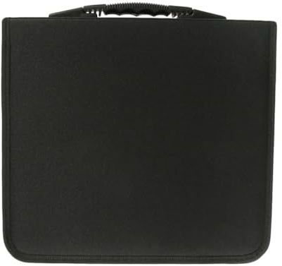 Uonlytech Custodia Portadischi CD Portatile da 320 Dischi in Pu Tessuto