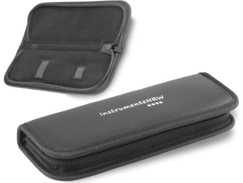 InstrumenteNrw Etui LEER mit Reißverschluss für Haarscheren bis 8 Zoll | Nagelzangen Friseurscheren Aufbewahrungsschutz Ihrer Friseur Produkte sowie Handinstrumente im Fußpflegebereich