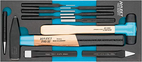 HAZET Universal-Satz 163-523/11 I 11-teiliges Set I perfektes Ordnungssystem I Vielseitiges Set