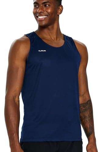 TLRUN Men’s Lightweight Running Vest Quick Dry Marathon Tank | Ultra-lightweight running vest with breathable quick-dry fabric for training, racing and marathon performance.
