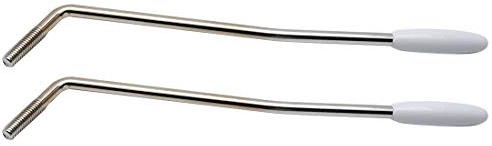 Hordion 2 Pcs 6mm 5 mm Single Tremolo Arm Thread Metal Whammy Bar with Tip for Stratocaster Electric Guitar Tremolo System