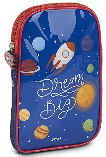 SKPAT - Borsa Termica per Bambini - Porta Pranzo per Scuola - Zaino Termico Resistente - Grande Borsa Frigo Piccola, Blu