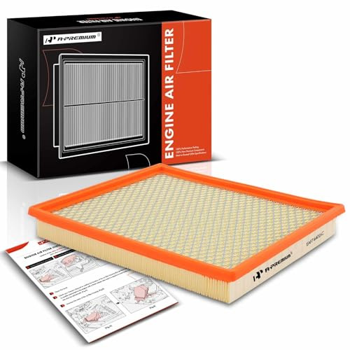 A-Premium Engine Air Filter Compatible with Nissan Armada, Frontier, NV1500, NV2500, NV3500, Pathfinder, Titan, Xterra & Jeep Grand Cherokee & Infiniti QX56, 1993-2023, Replace# 53007386AB