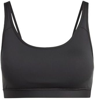 adidas Damen All Me Essentials Medium-Support Bra Sport-BH, Black, M C-D