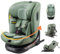 Jovikids 360° Drehbar Kindersitz mit ISOFIX und Ruheposition, i-Size(ECE R129) 40-150cm(0-36kg) Reboarder Baby Autositz, ab Geburt -12 Jahre (grün)