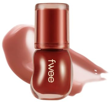 fwee 3D Voluming Gloss 30% (Sheer) | Scotch 30% l High Shine, Non-Sticky Lip Gloss for Makeup | Long-Lasting, Moisturizing Gel Formula | 30%, 70% Pigment Options | 5.3g