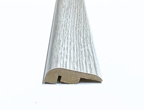 Florida Oak Laminate & Wood Flooring Section Transition Bar MDF Threshold Strip End Edge Profile Door Trim Moulding Oak (1, 900mm (2ft 9))