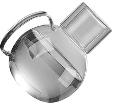 TJLVYCNB 1 Set Spherical Cold Water Bottle Portable Water Kettle Glass Water Pitcher Glass Teapot Glass Pitcher Clear Kettle Glass Beverage Kettle Cold Water Jar Multifunction Transparent