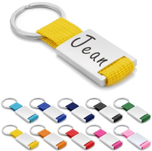 ibera gifts - Porte clé personnalisé en métal, porte clef personnalisable, porte clé personnalisé