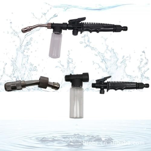 Innovativer 2-in-1-Auto-Wasserreiniger-Zauberstab, um Ihren Gartenschlauch in einen leistungsstarken Reiniger zu verwandeln (38 cm + Schaumstoffflasche)