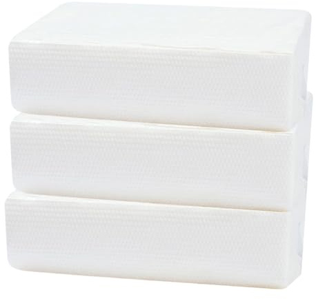 GALPADA Paquete Unidades Papel Toalla Absorbente para Cocina y Baño Papel Higiénico Resistente y Suave Blancos Multiusos para Hogar Cafetería y Restaurante