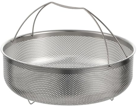 Cestello Per Cottura A Vapore Per Pentola - Strumento Di Cottura In Rete Di Acciaio Inossidabile Con Maniglia Per A Vapore Di Alimenti, Struttura In Stile Design Espandibile, Base A Petalo Pie