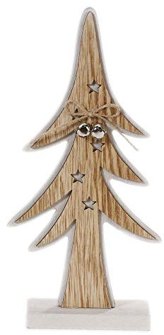 INGE-Glas Magic Deko Holzfigur MDF Baum Weihnachtsbaum 26cm