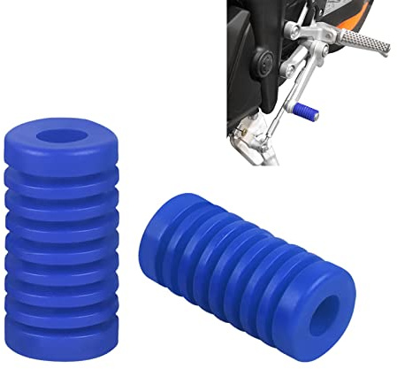 COPART Motorcycle Gear Shift Shifter Lever Pedal Rubber Cover Universal Replacement for Yamaha Suzuki Kawasaki Honda and More (Blue, 1 Pair)