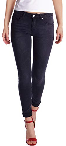 Fraternel dam jeans byxor smal passform höftjeans, Dam Kläder