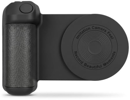 Manija Magnética para Cámara Soporte Bluetooth, Manija para Teléfono Inteligente Soporte para Fotos Control Remoto Inalámbrico Bluetooth para Todos los Teléfonos Grabación de