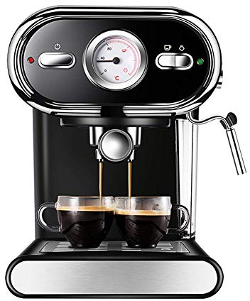 SOVORM Coffee Maker Coffee Machines Office Home Semi-Automatic Coffee Machine with Steam Milk Frother 20Bar High Pressure Extraction Visual Temperature Control The New