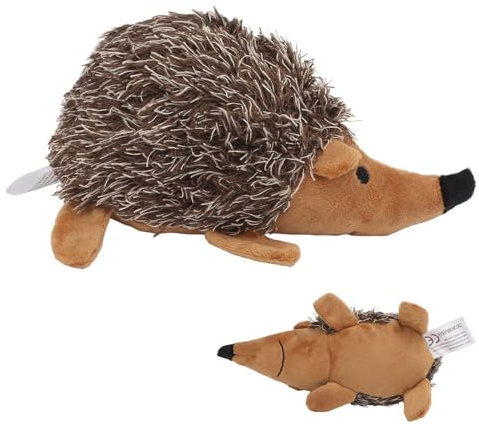 Quietschspielzeug Für Hunde in Igelform, Weiches Plüsch-Kauspielzeug Für Hunde, Stofftiere Für Hunde, Hedgehogz Plüsch-Hundespielzeug Für Welpentraining Und Spielen