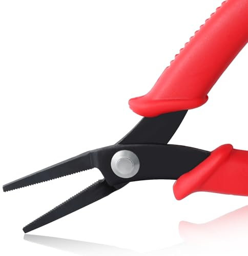 GOLD DEER 5.5 Inches Long Needle-Nose Pliers Mini Needle Nose Pliers Long Nose Pliers Precision Pliers Mini Jewelry Pliers Jewelry Making Tools Craft Pliers for Jewelry Repair Wire Bending Gripping